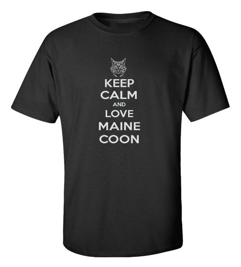 Picture of Keep Calm and Love Maine Coon T-shirt