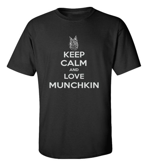 Picture of Keep Calm and Love Munchkin T-shirt