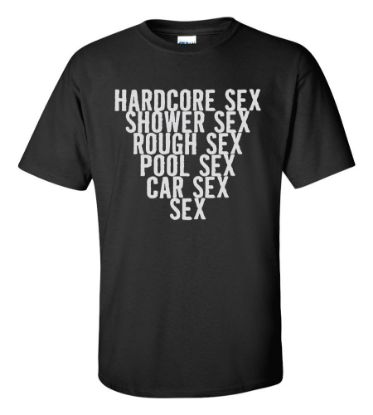 Picture of Hardcore Sex T-shirt