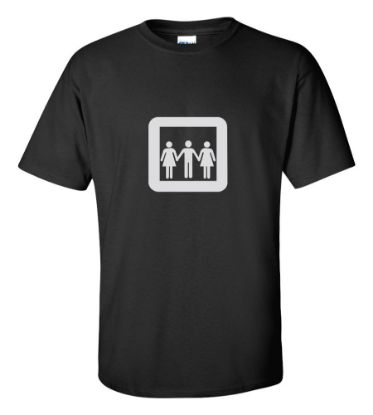 Picture of Threesome sign T-shirt