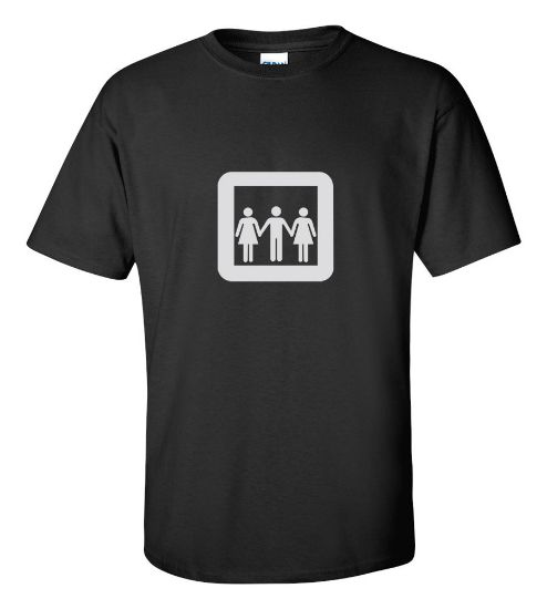 Picture of Threesome sign T-shirt