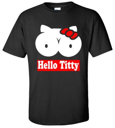 Picture of Hello Titty T-shirt