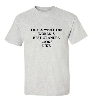 Picture of World's Best Grandpa T-shirt