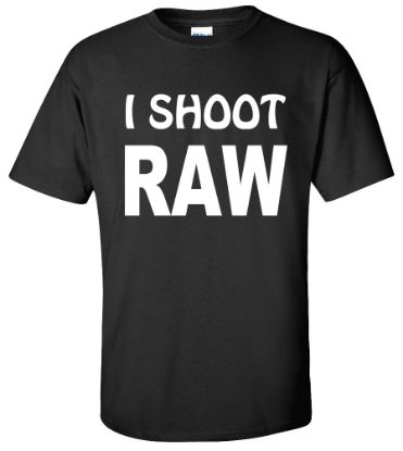 Picture of I Shoot Raw T-shirt