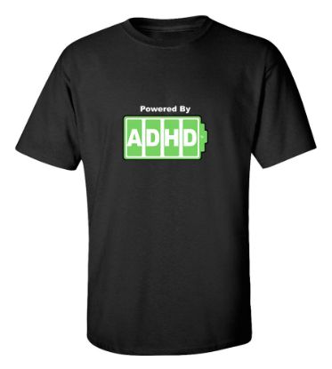 Picture of Powered By ADHD T-Shirt