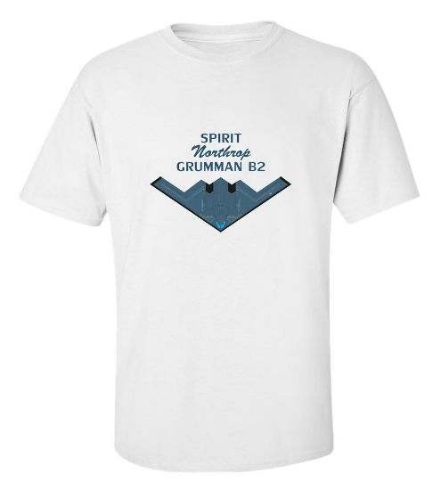 Picture of Spirit Northrop B-2-01 Airplane T-Shirt