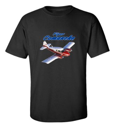 Picture of Piper Comanche Airplane T-Shirt