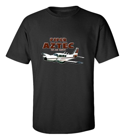 Picture of Piper Aztec PA23 Airplane T-Shirt