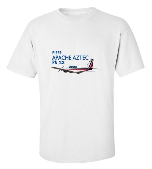 Picture of Piper Apache Aztec PA23 Airplane T-Shirt