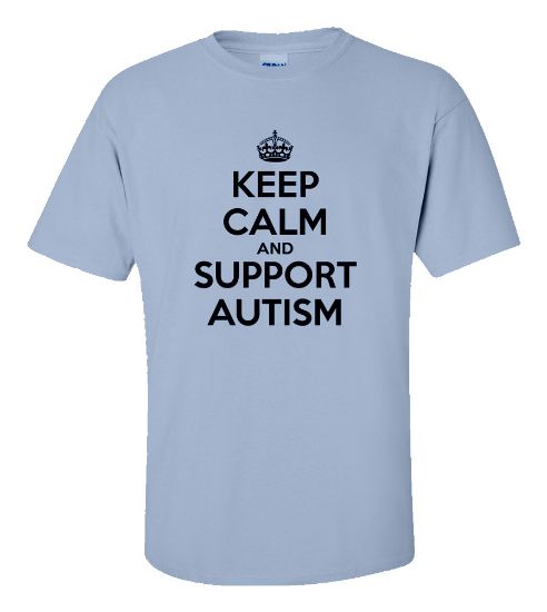 Picture of Keep Calm And Support Autism T-Shirt