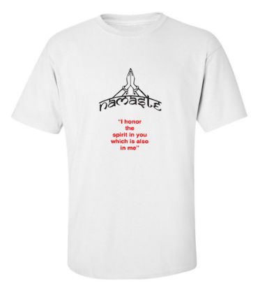 Picture of Namaste " I Honor The Spirit In You Which Is Also In Me" T-Shirt