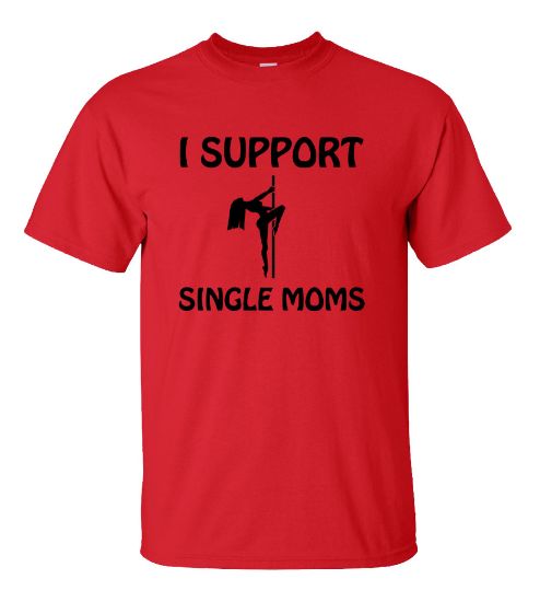 Picture of I Support Single Moms T-Shirt