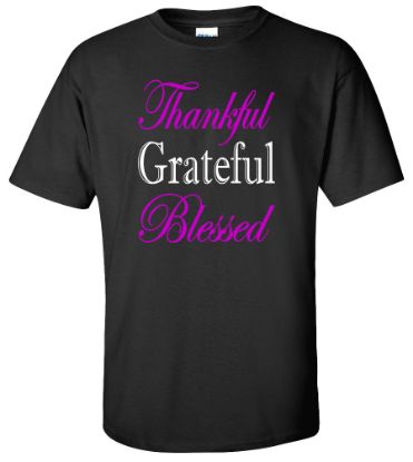 Picture of Thankful Grateful Blessed T-shirt