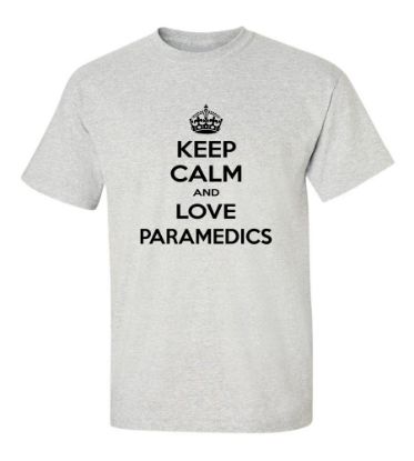 Picture of Keep Calm And Love Paramedics T-Shirt