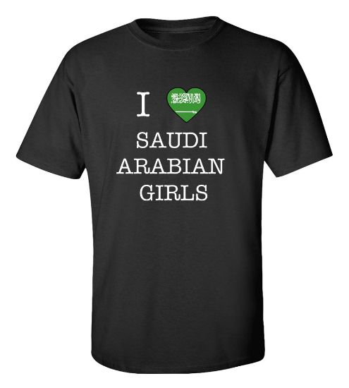 Picture of I Love Saudi Arabia Girls T-shirt