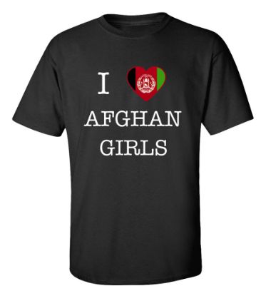 Picture of I Love Afghanistan Girls T-Shirt