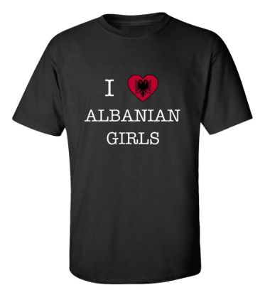 Picture of I Love Albania Girls T-Shirt