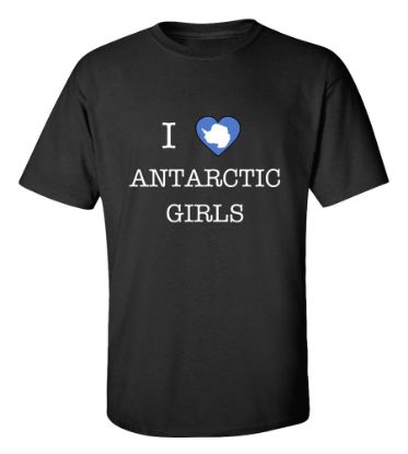 Picture of I Love Antarctica Girls T-Shirt