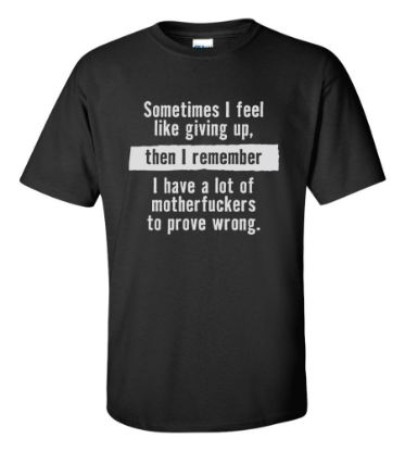 Picture of I Have a Lot of Mothereffers to Prove Wrong T-shirt