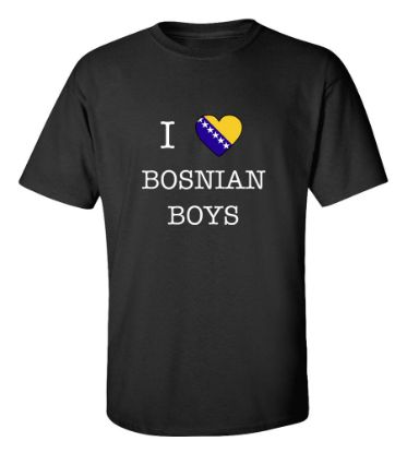 Picture of I Love Bosnian Boys T-Shirt