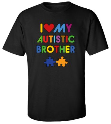 Picture of I Love My Autistic Brother T-shirt