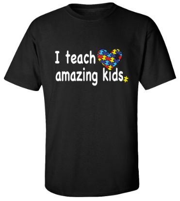 Picture of I Teach Amazing Kids Autism T-shirt