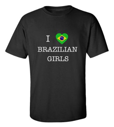 Picture of I Love Brazil Girls-T-Shirt