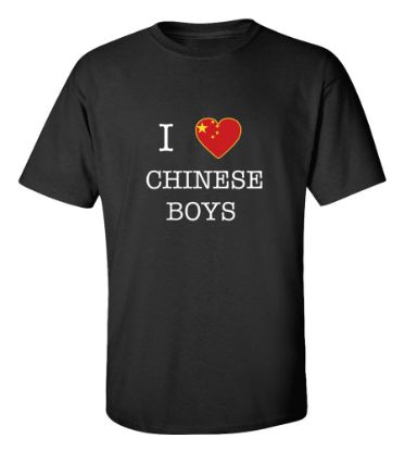 Picture of I Love Chinese Boys-T-Shirt