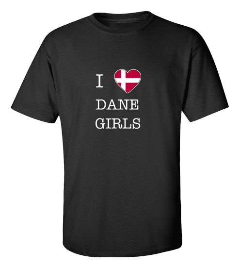 Picture of I Love Denmark Girls-T-Shirt