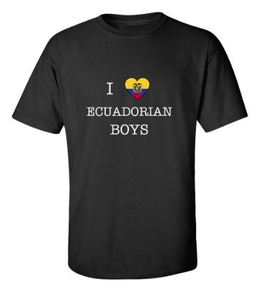 Picture of I Love Ecuador Boys T-shirt