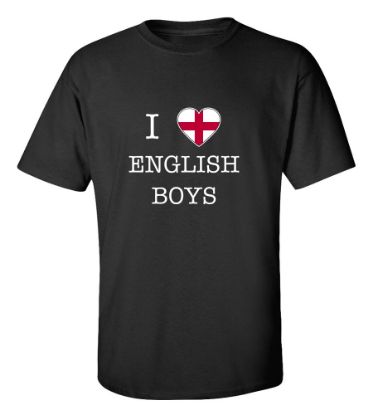 Picture of I Love English Boys T-shirt