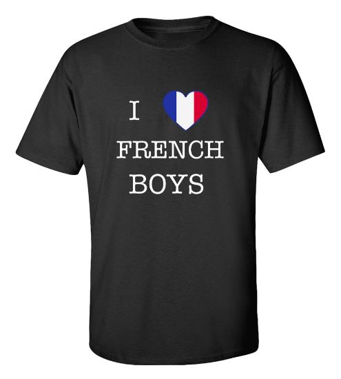 Picture of I Love French Boys T-Shirt