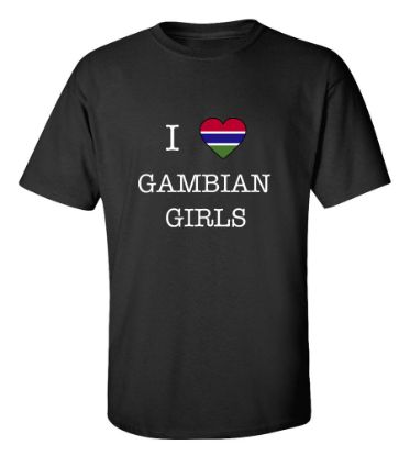 Picture of I Love Gambia Girls-T-Shirt