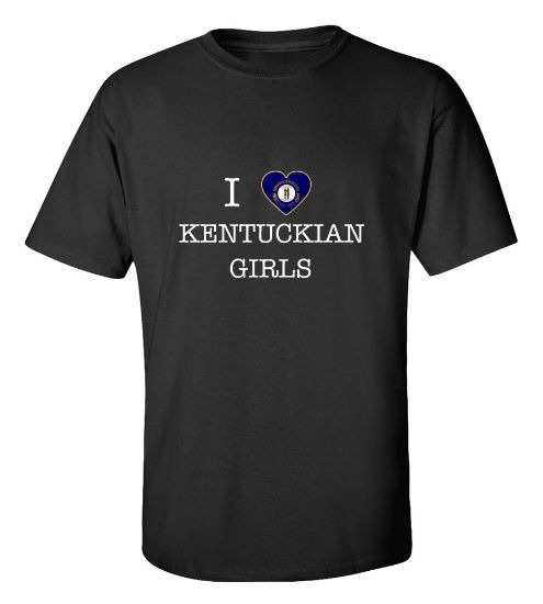 Picture of I Love Kentucky Girls T-Shirt