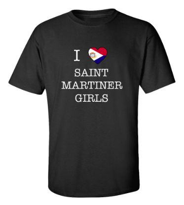 Picture of I Love Saint Martin Girls T-Shirt