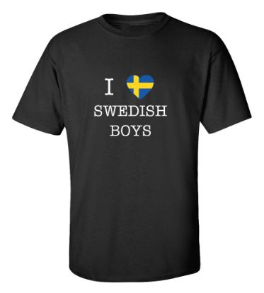 Picture of I Love Swedish Boys T-shirt