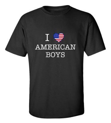 Picture of I Love United States Of America Boys T-shirt