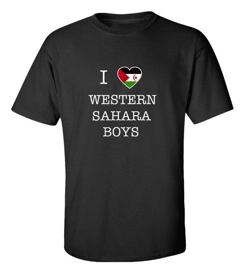 Picture of I Love Western Sahara Boys T-shirt