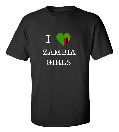 Picture of I Love Zambia Girls T-shirt