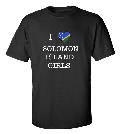 Picture of I love Solomon Island Girls T-shirt