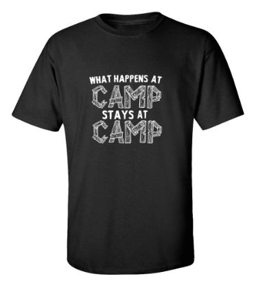 Picture of What Happens At Camp Stays At Camp T-Shirt