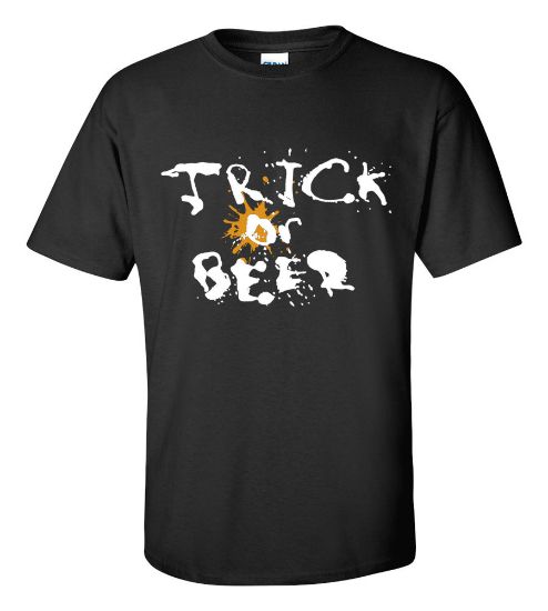 Picture of Halloween Trick or Beer T-shirt