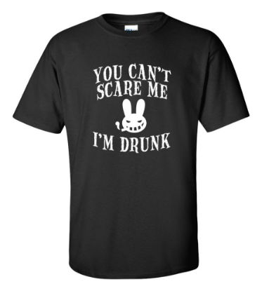 Picture of Halloween You Can't Scare Me I'm Drunk T-shirt