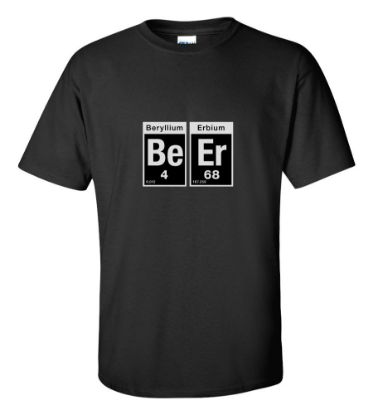 Picture of Beer Beryllium Erbium T-shirt 