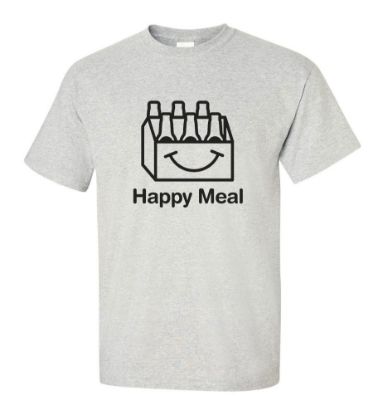 Picture of Happy Meal. Beer T-shirt