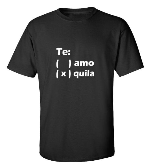 Picture of Te: ( ) Amo (x) Quilla T-Shirt