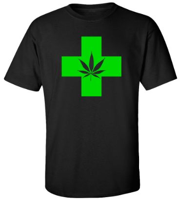 Picture of Weed Cross T-shirt