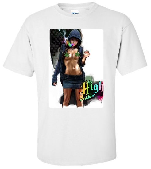 Picture of Sexy Weed Girl 4 T-shirt