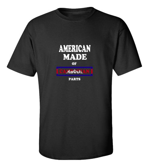 Picture of American Made of Cambodia Parts-T-Shirt