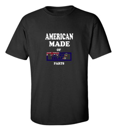 Picture of American Made Of Cayman Islands Parts T-shirt